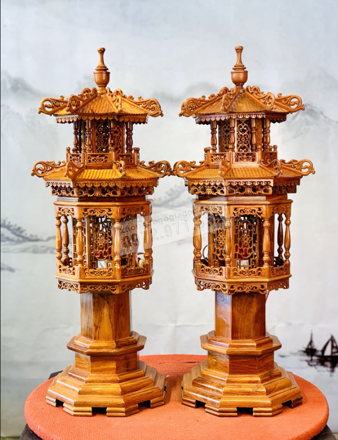 Bộ Đèn Thờ Gỗ Hương Mái Chùa.png
